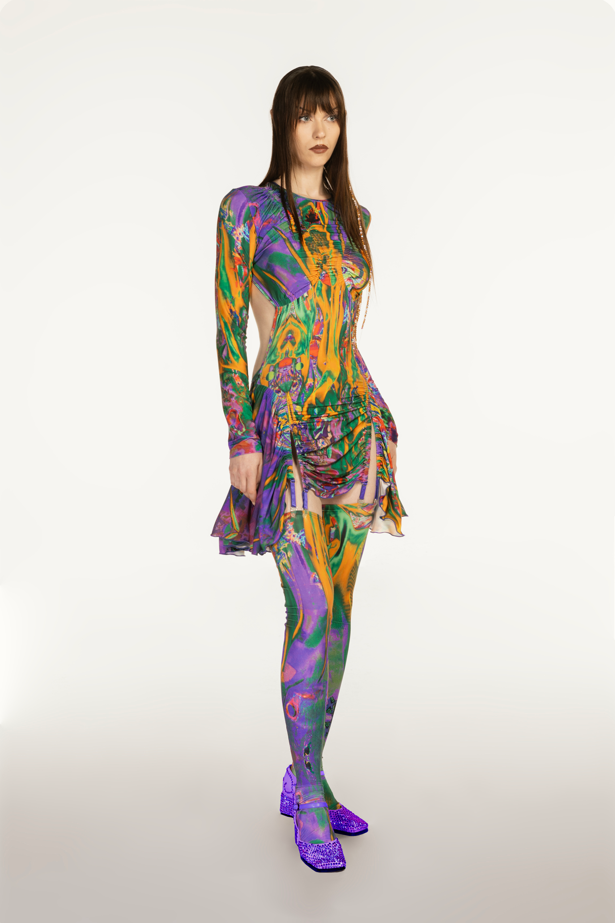 purple haze dress RAZELE dress in Purple Haze Elegantees
